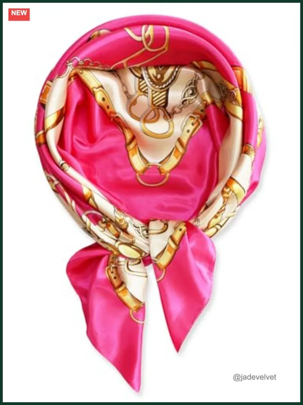 Satin Head Scarf for Women 35x35 Silk Feel Hair Wrap Bandana